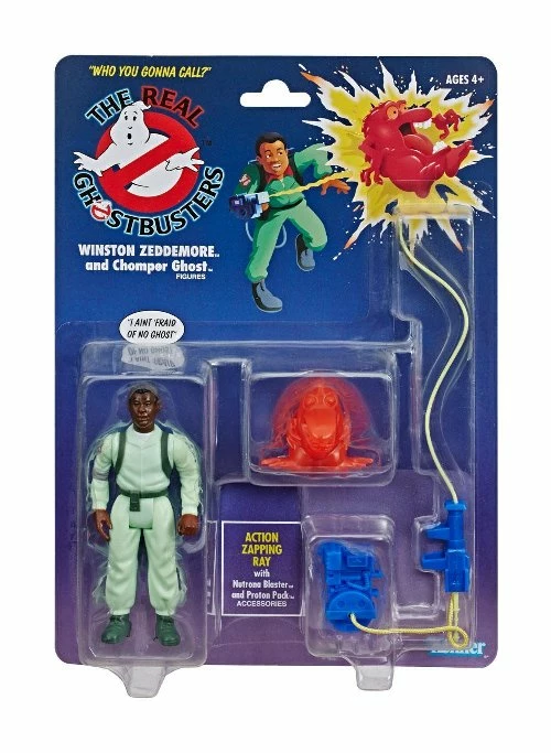 Hasbro The Ghostbusters: Kenner Series - Winston Zeddemore And Chomper Ghost Action Figure (13cm) 3 Hasbro The Ghostbusters: Kenner Series - Winston Zeddemore And Chomper Ghost Action Figure (13cm)