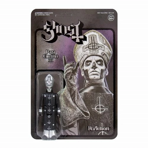 SUPER7 Ghost: ReAction - Papa Emeritus III (Black Series) Φιγούρα Δράσης (10cm) 3 SUPER7 Ghost: ReAction - Papa Emeritus III (Black Series) Φιγούρα Δράσης (10cm)