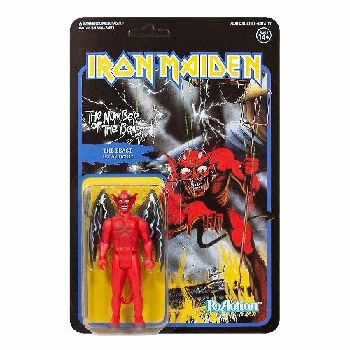 SUPER7 Iron Maiden: ReAction - The Number Of The Beast (Album Art) Action Figure (10cm) 3 SUPER7 Iron Maiden: ReAction - The Number Of The Beast (Album Art) Action Figure (10cm)