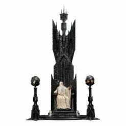 The Lord Of The Rings - Saruman The White On Throne Statue (110cm)