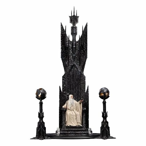 The Lord Of The Rings - Saruman The White On Throne Statue (110cm) 3 The Lord Of The Rings - Saruman The White On Throne Statue (110cm)