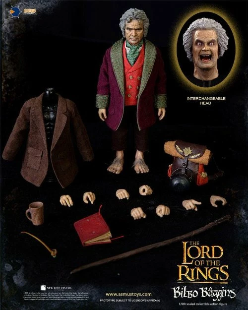 Lord Of The Rings - Bilbo Baggins Action Figure (20cm) 6 Lord Of The Rings - Bilbo Baggins Action Figure (20cm) - Image 4