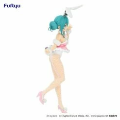 εξώφυλλο -EFANTASY εκπτώσεις 206067 1 0500 vocaloid hatsune miku bicute bunnies hatsune miku white rabbit baby pink figoura agalmatidio 28cm