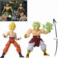 Bandai Φιγούρες Δράσης Dragon Ball Super: Dragon Stars - Super Saiyan Goku & Super Saiyan Broly (17cm)