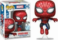 Φιγούρα Funko POP! Marvel: Spider-Man - Spider-Man (Diamond Collection) #593 (Exclusive)