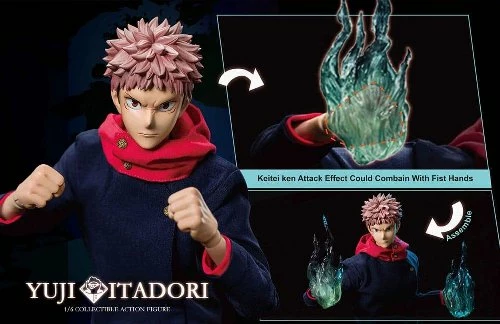 Jujutsu Kaisen - Yuji Itadori 1/6 Φιγούρα Δράσης (30cm) 5 Jujutsu Kaisen - Yuji Itadori 1/6 Φιγούρα Δράσης (30cm) - Image 3