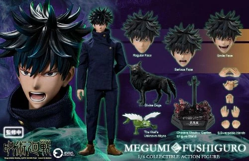 Jujutsu Kaisen - Megumi Fushiguro 1/6 Φιγούρα Δράσης (30cm) 9 Jujutsu Kaisen - Megumi Fushiguro 1/6 Φιγούρα Δράσης (30cm) - Image 7